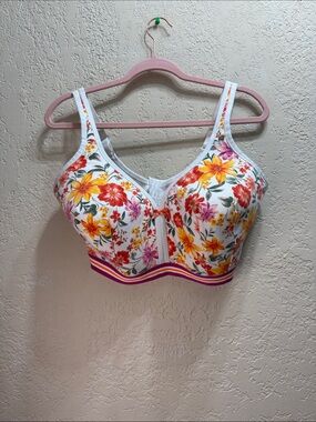 Cacique Lane Bryant 38G Floral Lightly Lined No Wire Bra